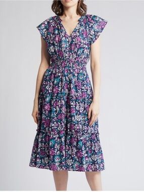 Rails Amellia floral tiered midi dress